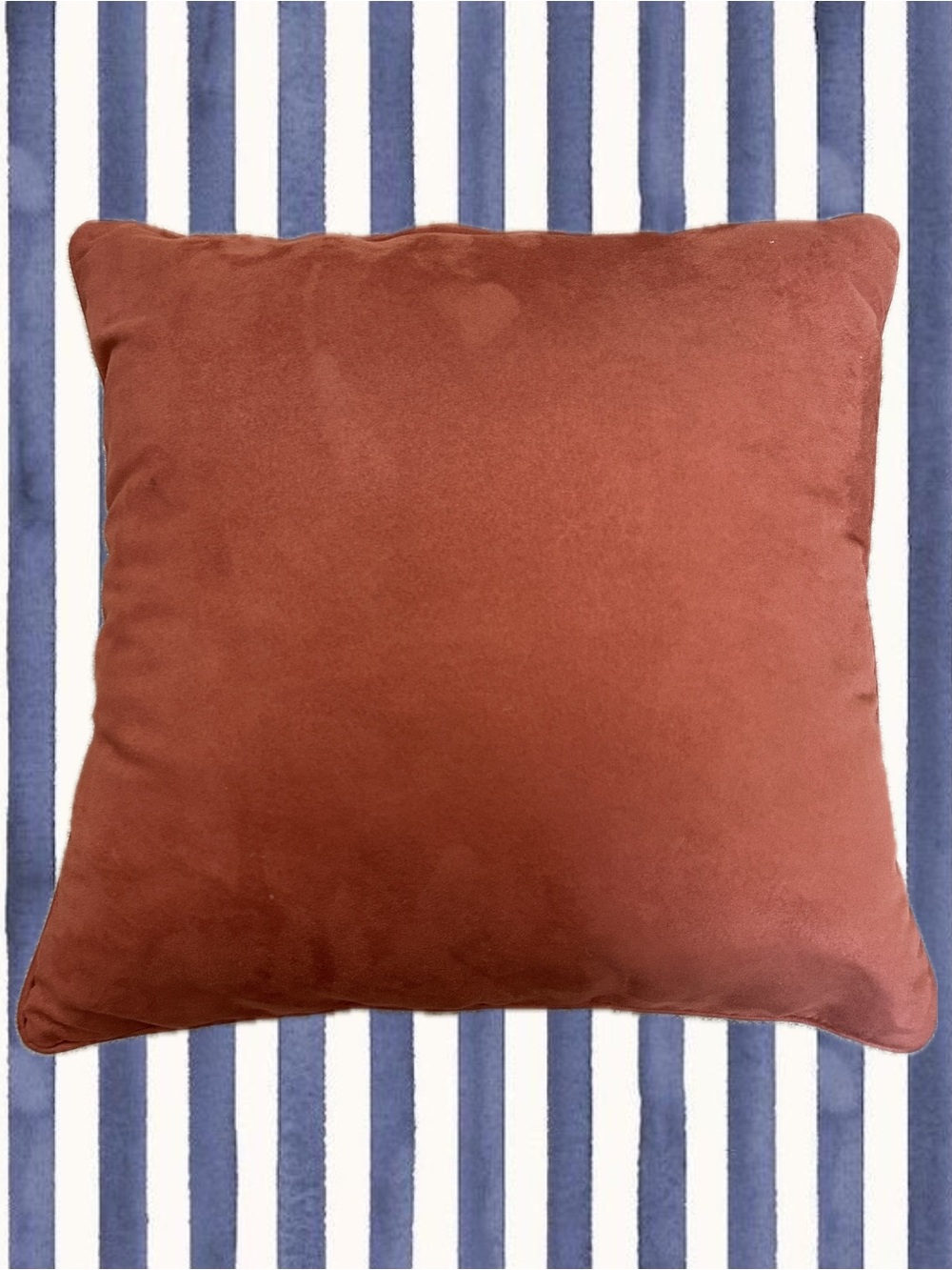 Rust Orange Square Throw Pillow from At Home 18” x 18”